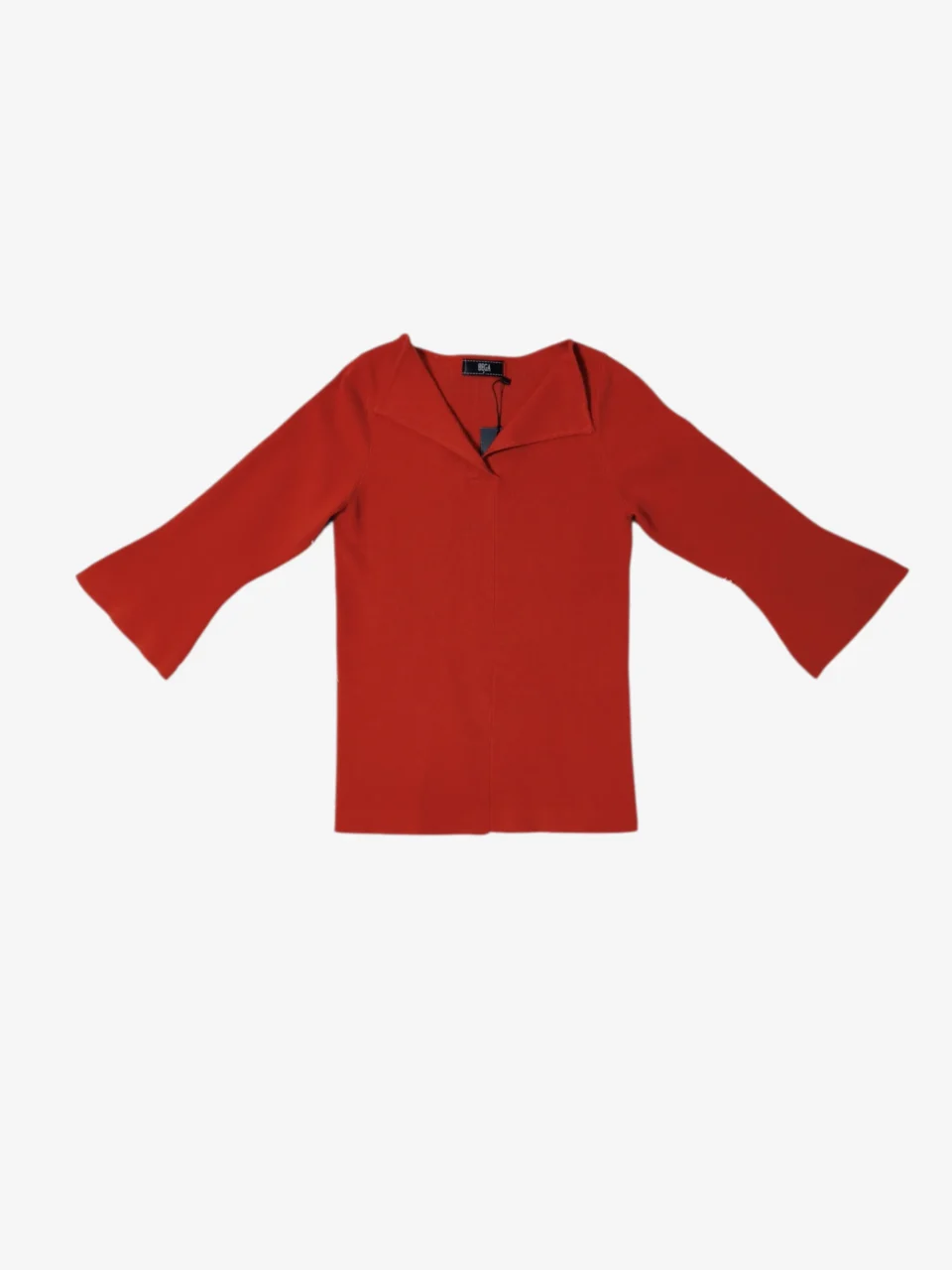 LENNY MINIMAL FLARE SLEEVE KNIT TOP
