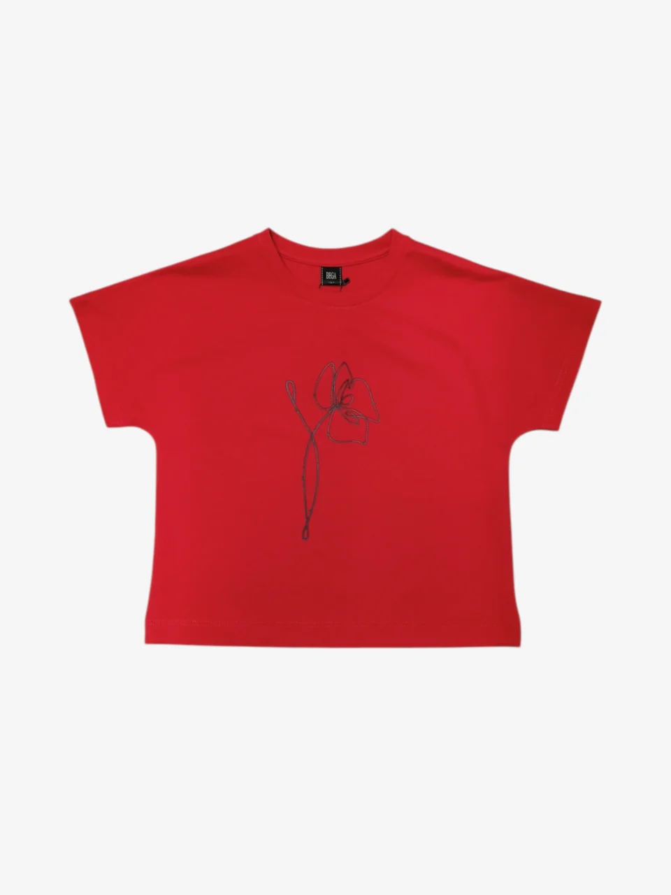 DANA MINIMAL LINE FLORAL TEE — view 4