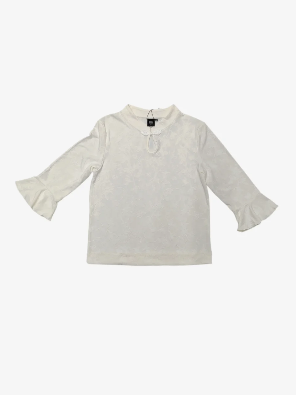 ELENA ORIENTAL FLORAL JACQUARD TOP