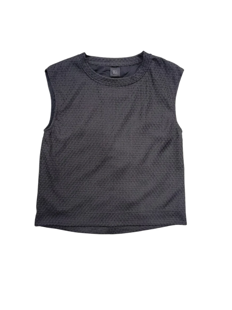 ANYA WAFFLE KNIT SLEEVELESS TOP — view 4
