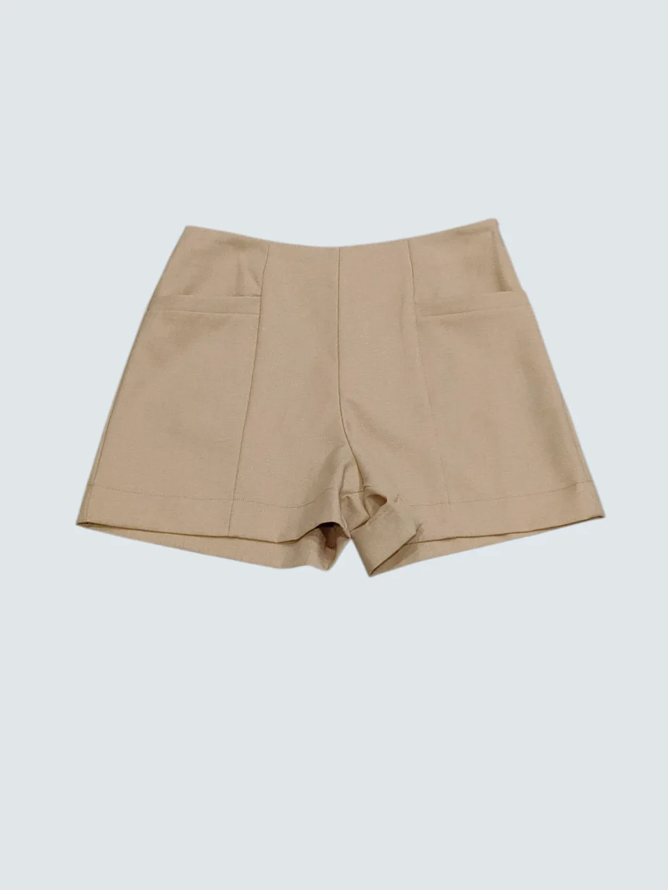 SOFIA TAILORED HIGH-WAIST SHORTS — view 3