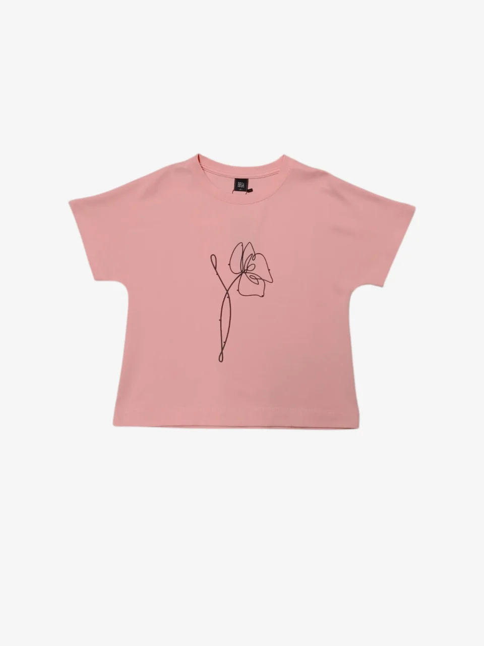 DANA MINIMAL LINE FLORAL TEE — view 3