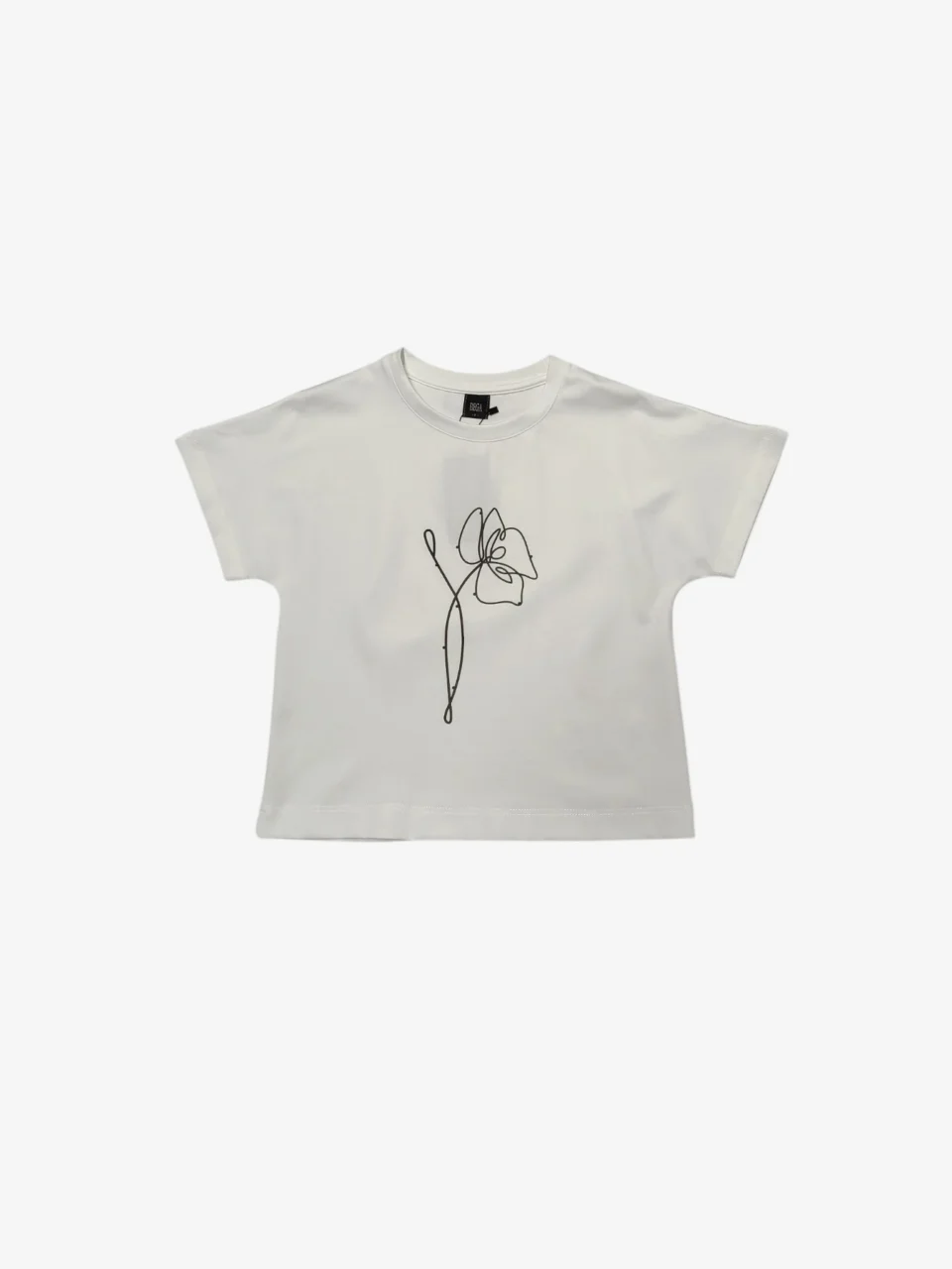 DANA MINIMAL LINE FLORAL TEE