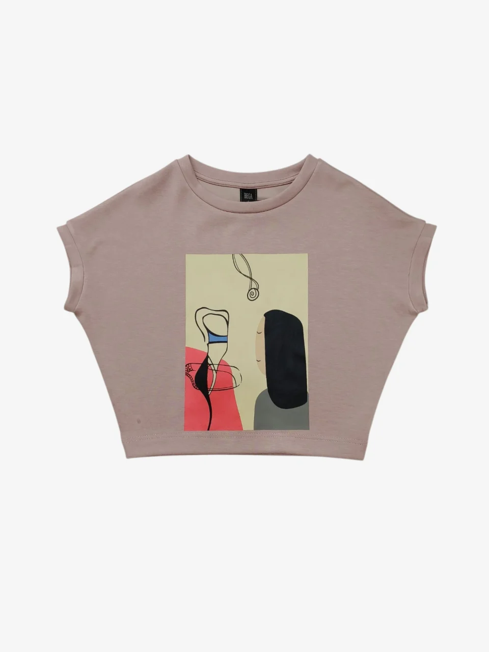 LEIA ABSTRACT PATTERN TOP — view 3