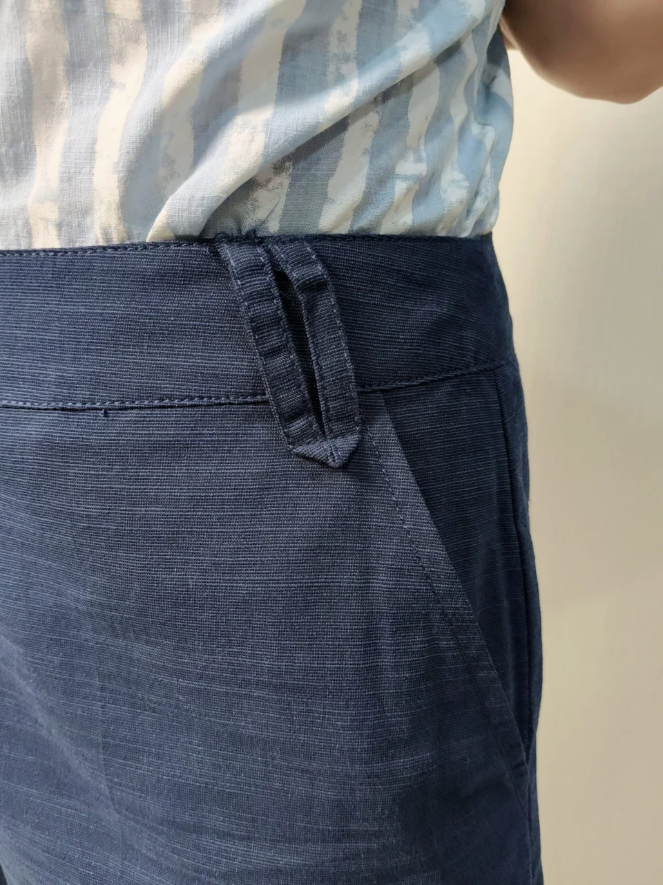 MIMI TEXTURED HIGH WAIST TAILORED SHORTS — view 4