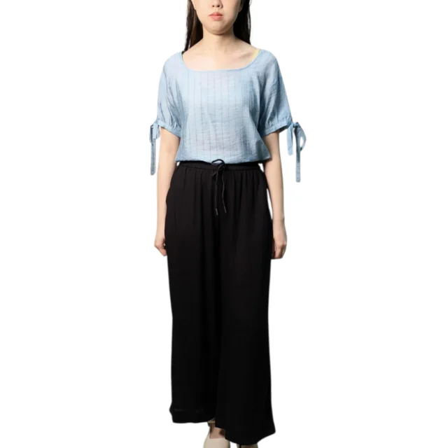 SONIA RELAXED SQUARE NECK BLOUSE (V-BS75917)