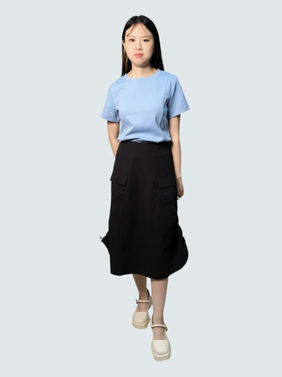 FINN UTILITY CARGO MIDI SKIRT — view 4