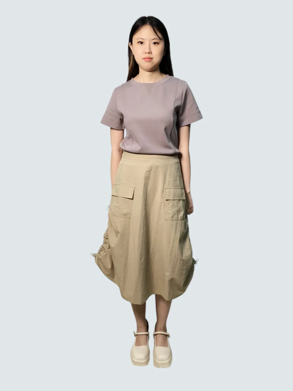 FINN UTILITY CARGO MIDI SKIRT