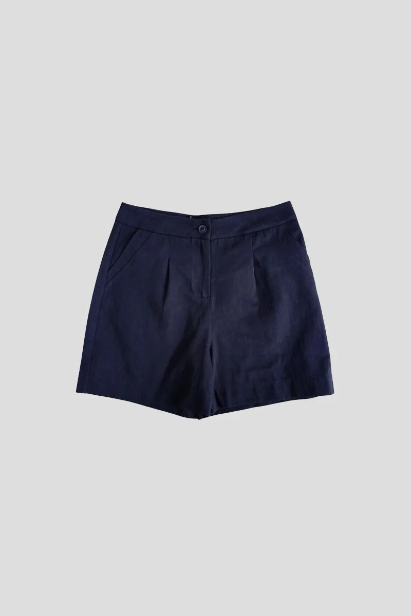 Aria Pleat Shorts — view 4