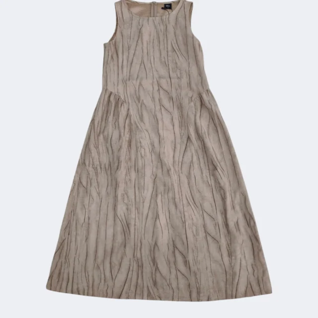 JADE TEXTURED LINEN DRESS
