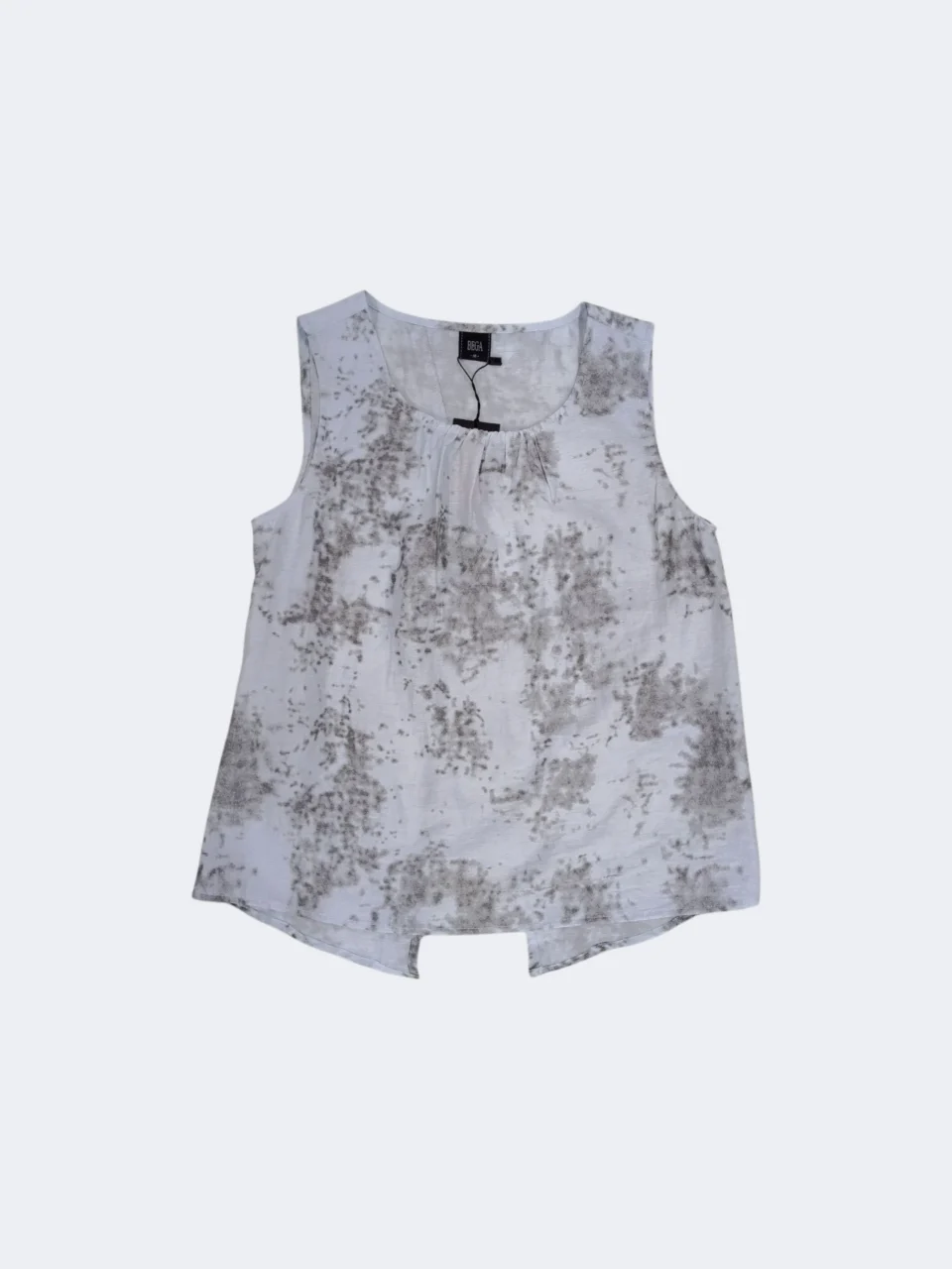 AYLA TEXTURED ABSTRACT BLOUSE