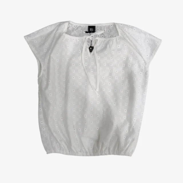 ERIN EMBROIDERED EYELET BLOUSE