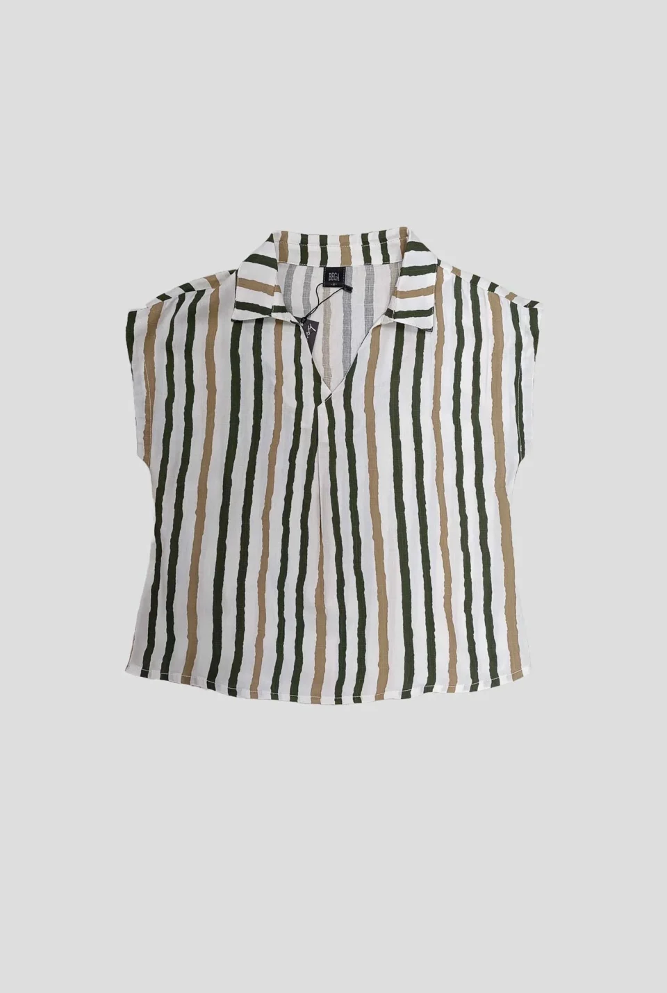 Remi Striped Collar Shirt