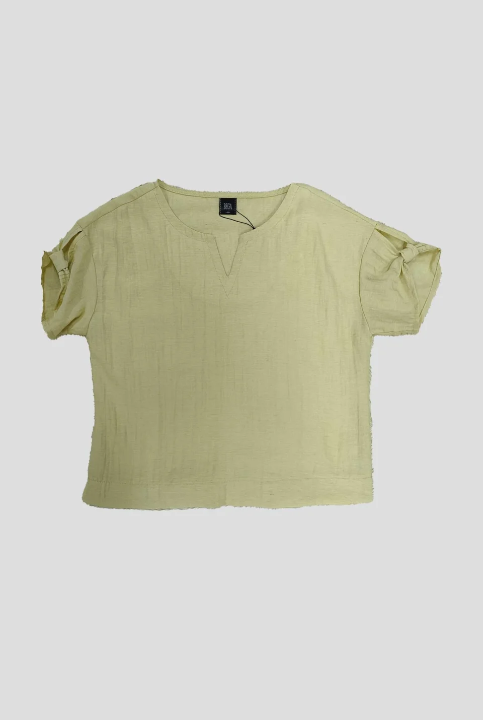 Malik Notch Neck Short Sleeve Top — view 4