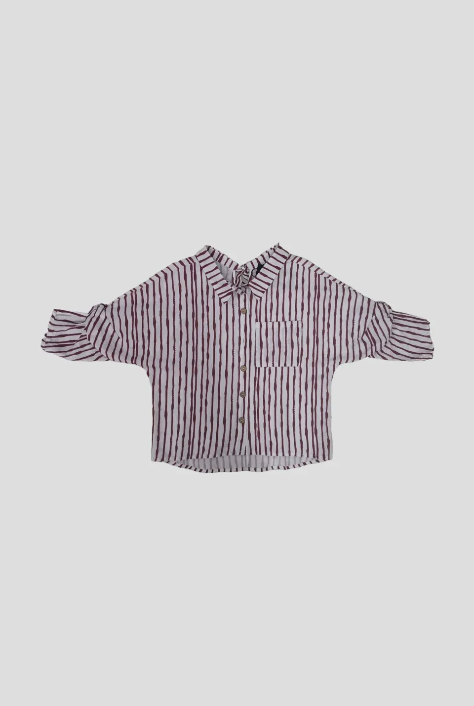 Erica Linen Oversized Blouse — view 4