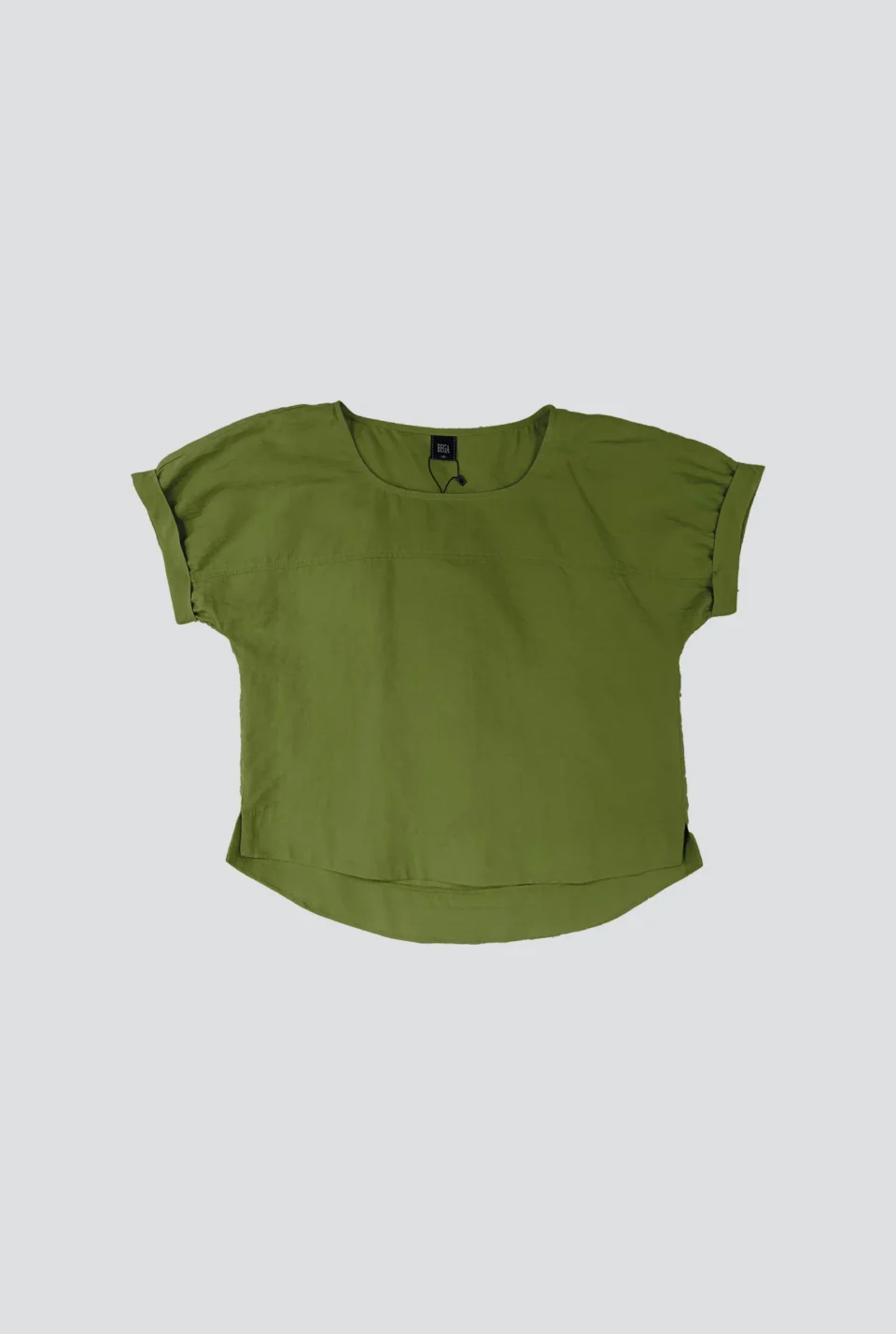 Beatrix Curved Hem Cotton Top — view 4