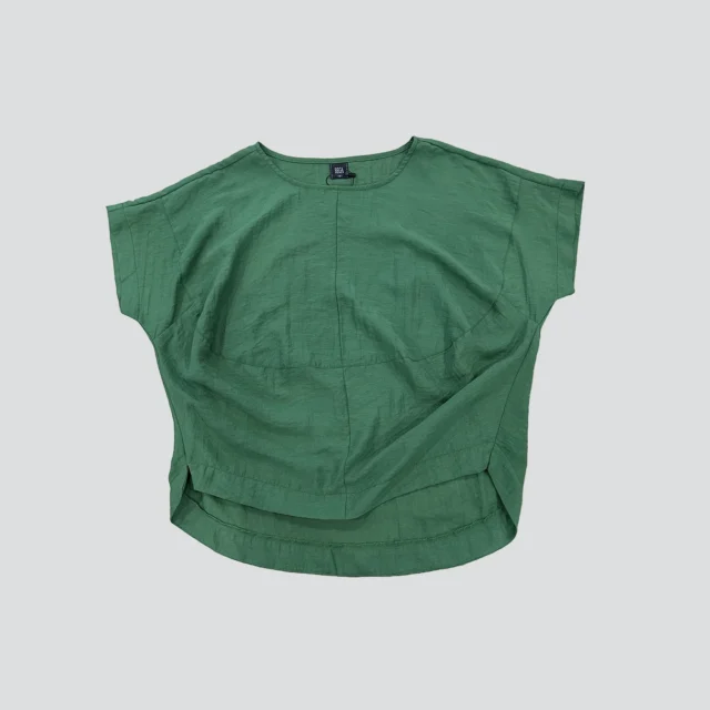 Beatrix Curved Hem Cotton Top