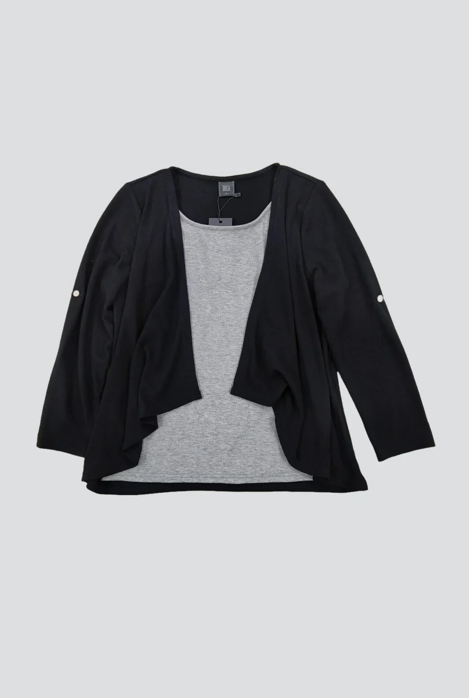 Denise FlowEase Layered Cardigan — view 4