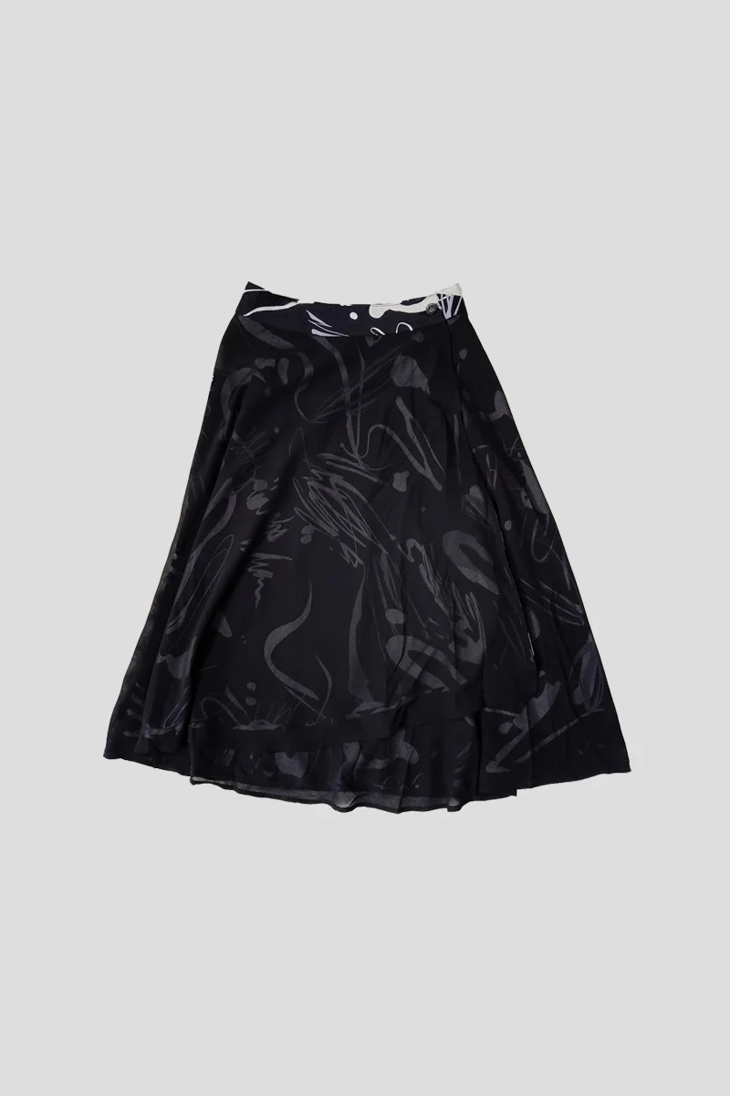 Nora Flowy Print Skirt — view 2
