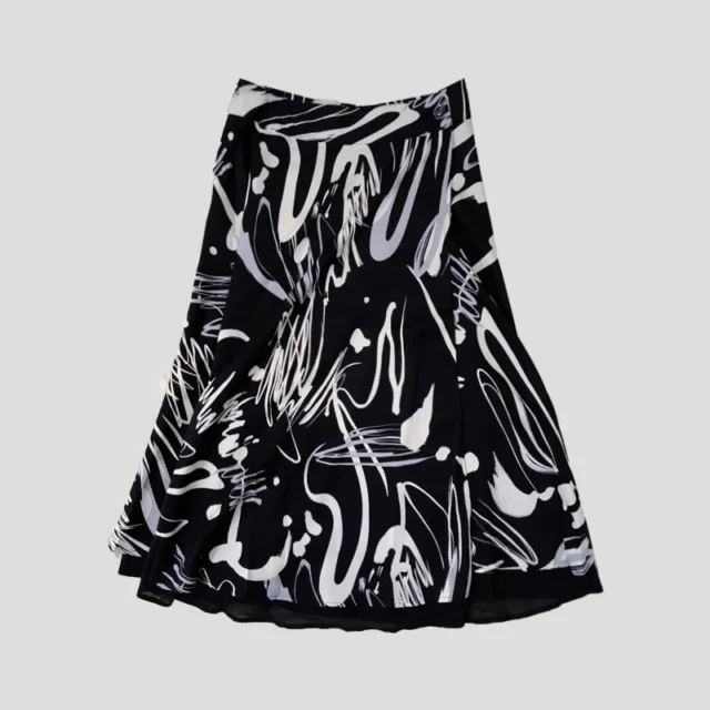 Nora Flowy Print Skirt