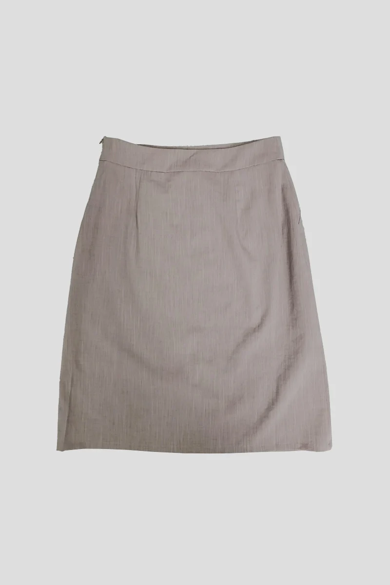 Casual Front-Slit Skirt — view 2