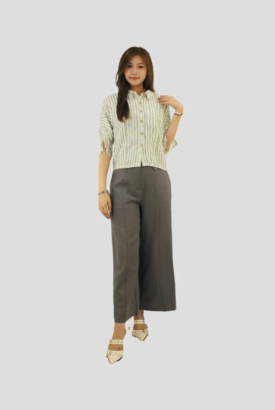 Erica Linen Oversized Blouse — view 2