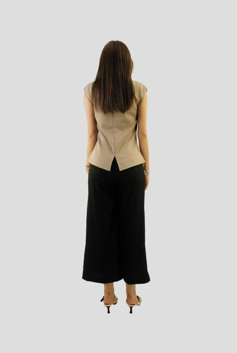 Sloane Rivet Cord Tank — view 3