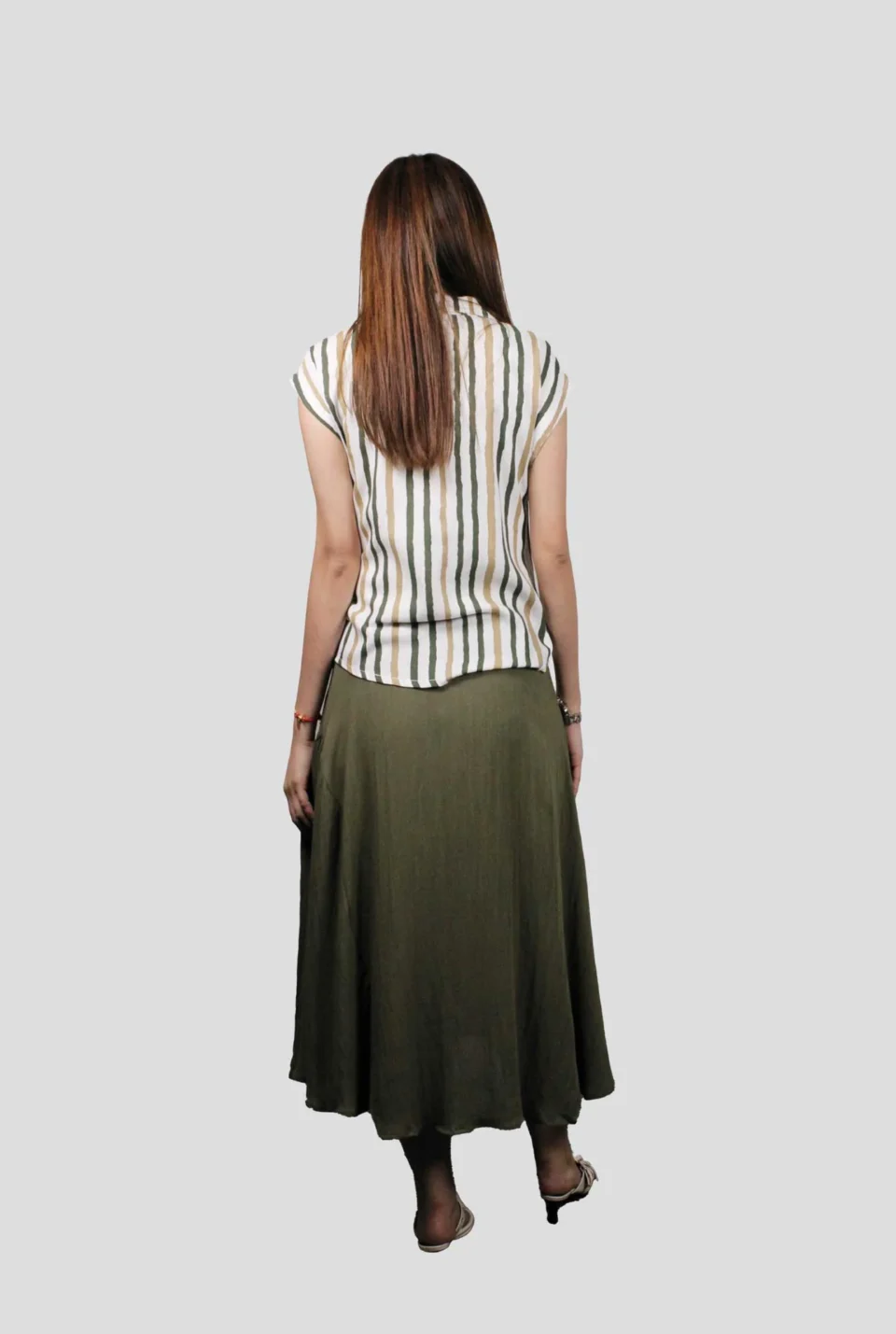 Remi Striped Collar Shirt — view 3