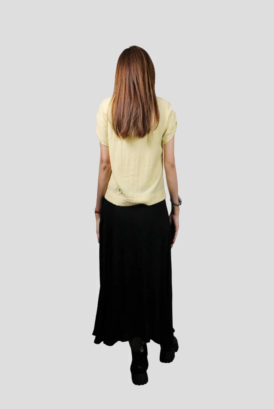 Malik Notch Neck Short Sleeve Top — view 3