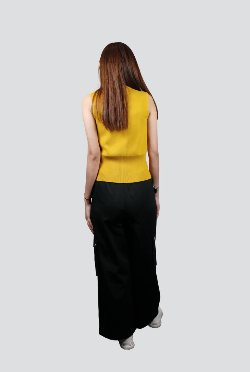 Beatrix Curved Hem Cotton Top — view 2