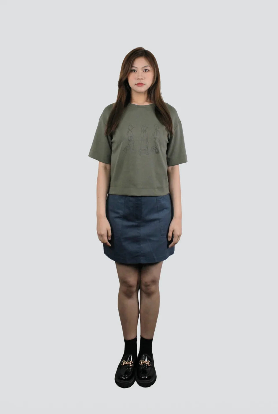 ALIA GRAPHIC TOP