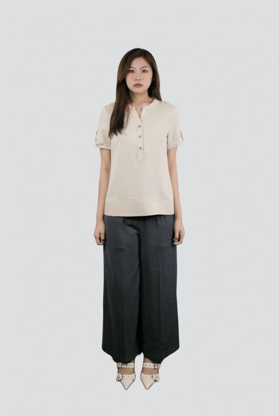 Anais Zen Button Blouse — view 2