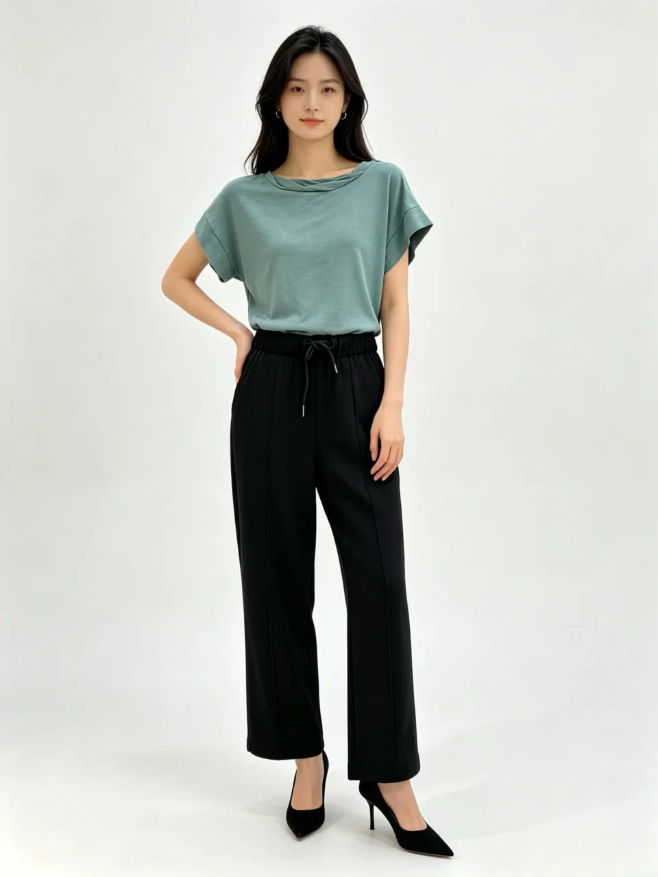 NICO LAYERED SLEEVE BUTTON DETAIL TOP — view 3