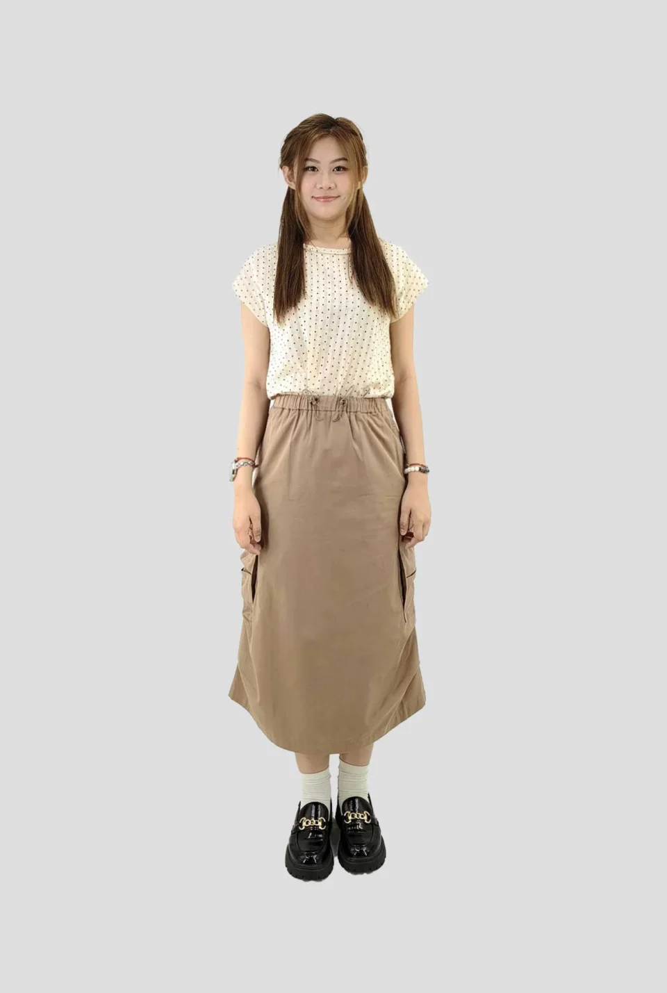 Blair Drawstring Midi Skirt — view 2