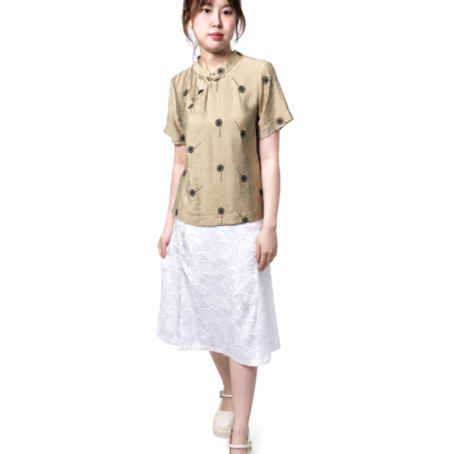 ANTONIA ORIENTAL ELEGANCE BLOUSE (V-BS75974)